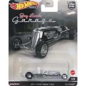  Mattel Hot Wheels - Jay Leno Tank Car Jay Reno Garage Silver/Chrome