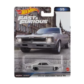   Mattel Hot Wheels - CHEVROLET NOVA SS COUPE 1970 - FAST & FURIOUS SILVER