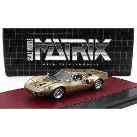 Matrix Scale Models - FORD USA GT40 MKIII 1967 GOLD MET