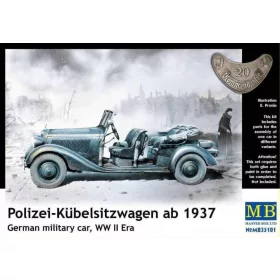   Master Box - Polizei-Kuebelsitzwagen ab 1937 German military car  WW II Era