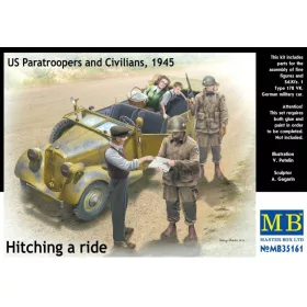 Master Box - Hitching a ride US Paratroopers and Civilians