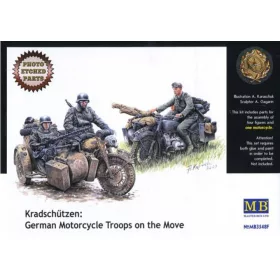   Master Box - Kradschutzen: German Motorcycle Troop on the Move
