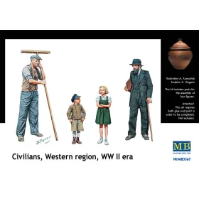Master Box - Civilians  Western region  WW II era