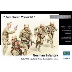   Master Box - German Infantry DAK WW II  North Africa desert battles series  Kit