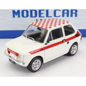 MCG - FIAT 126 LOOK ABARTH 1972 WHITE RED