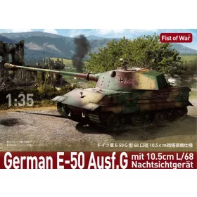 Modelcollect - German E50 tank with L68 10.5cm gun
