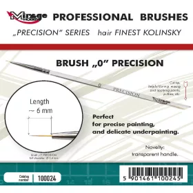 Mirage Hobby - MIRAGE BRUSH PRECISION KOLINSKY SIZE 0