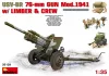 MiniArt - USV-BR 76-mm Gun Mod.1941 withLimber   Crew