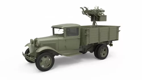 Miniart - Soviet 1 5 t Truck w/ M-4 Maxim AA Machine Gun