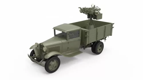 Miniart - Soviet 1 5 t Truck w/ M-4 Maxim AA Machine Gun