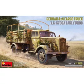 Miniart - German 3T 4x4 Cargo Truck 3.6-6700A Early prod.