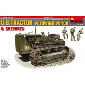   MiniArt - U.S.Tractor  withTowing Winch   Crewmen Special Edition