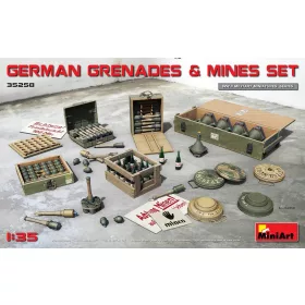 Miniart - German Grenades   Mines Set