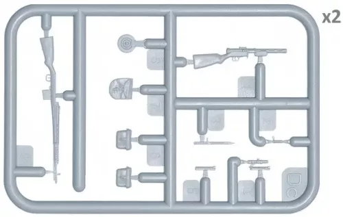 Miniart - Soviet Infantry Automatic Weapons   Equi -pment.Special Edition(PE Par