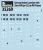 Miniart - German Rocket Launcher w/28cmWK Spr 32cmWK Flamm