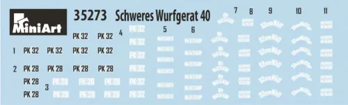 Miniart - Schweres Wurfgerat 40