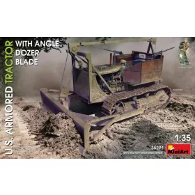 MiniArt - U.S. Armored Tractor w/Angle Dozer Blade