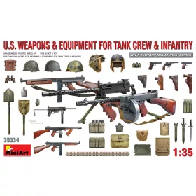 Miniart - U.S. Weapons   Equipment for Tank Crew   Infantry
