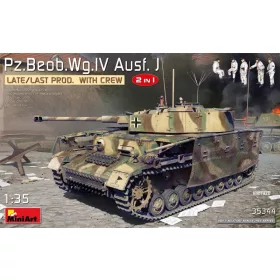   Miniart - Pz.Beob.Wg.IV Ausf. J Late/Last Prod. 2 in 1 w/Crew