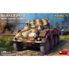   MiniArt - 1/35 Sd.Kfz.234/2 with  Luchs  Turret. Interior Kit