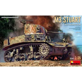 Miniart - M3 Stuart Light Tank. Late Prod.