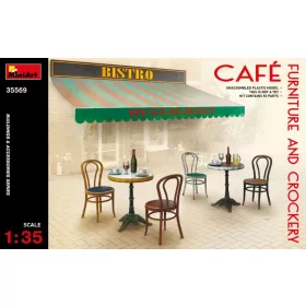 MiniArt - Café  Furniture   Crockery