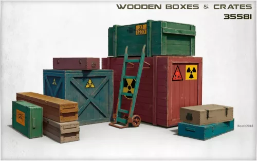 Miniart - Wooden Boxes   Crates