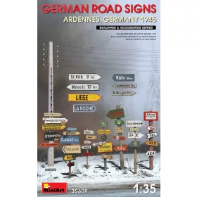 Miniart - German Road Signs WW2 (Ardennes  Germany 1945)
