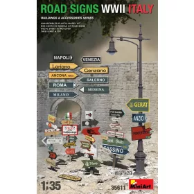 Miniart - ROAD SIGNS WWII ITALY