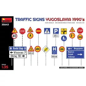 MiniArt - Traffic Signs. Yugoslavia 1990 s