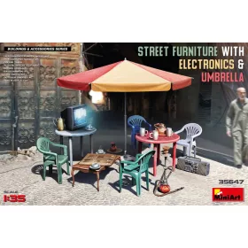MiniArt - Street Furniture With Electronics   Umbrella