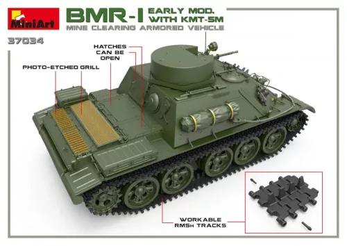 Miniart - BMR-1 Early Mod. with KMT-5M