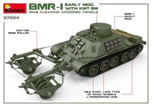 Miniart - BMR-1 Early Mod. with KMT-5M