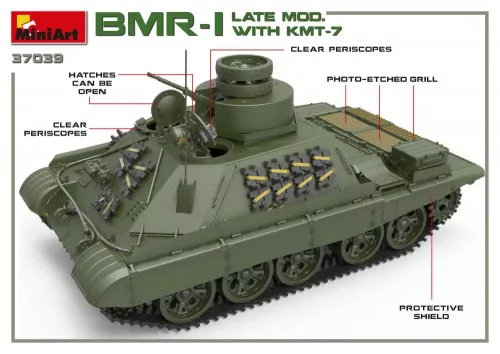 Miniart - BMR-1 Late Mod. with KMT-7