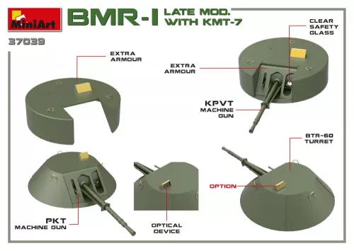 Miniart - BMR-1 Late Mod. with KMT-7