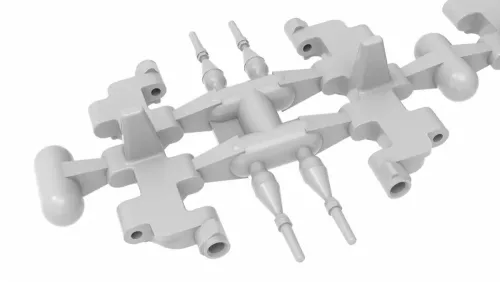 Miniart - T-55 RMSh Workable Track Links. Early Type