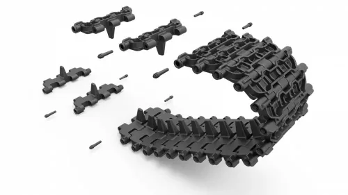 Miniart - T-55 RMSh Workable Track Links. Early Type