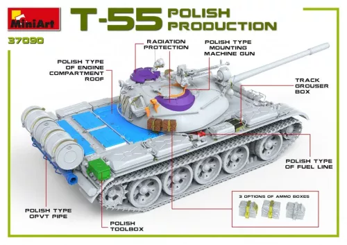 Miniart - T-55A Polish Production
