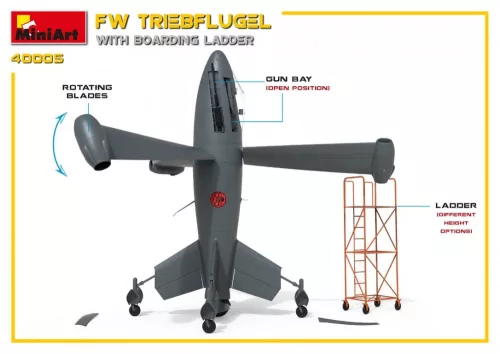 Miniart - Focke Wulf Triebflugel with Boarding Ladder