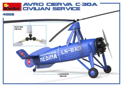 Miniart - Avro Cierva C.30A Civilian Service
