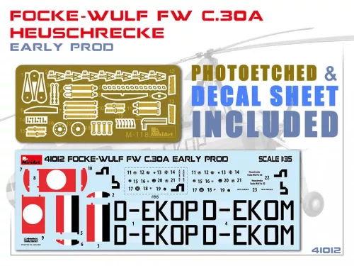 Miniart - Focke Wulf Fw C30A Heuschrecke Early Prod