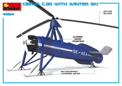 MiniArt - Cierva C.30 with Winter Ski
