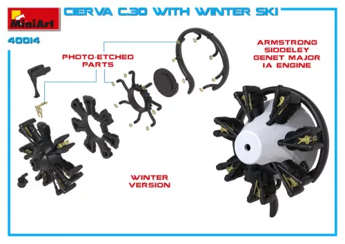 MiniArt - Cierva C.30 with Winter Ski