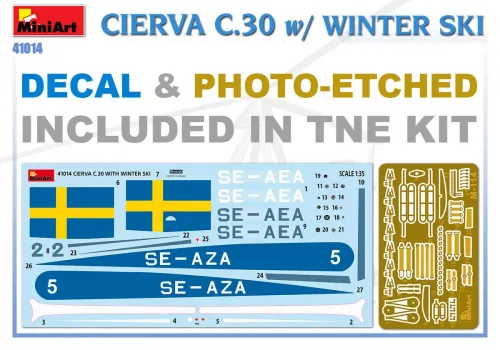 MiniArt - Cierva C.30 with Winter Ski