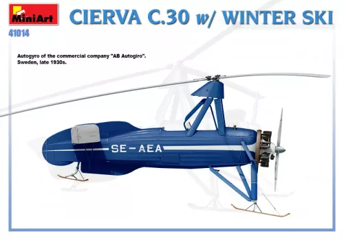 MiniArt - Cierva C.30 with Winter Ski