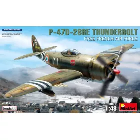   Miniart - P-47D-28RE Thunderbolt. Free French Air Force. Basic Kit