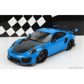   Minichamps - Porsche Porsche 911 991-2 Gt2 Rs Coupe 2018 - Black Wheels Blue Black