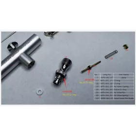 Meng Model - O-ring -VERMILION BIRD 0.3mm AIRBRUSH