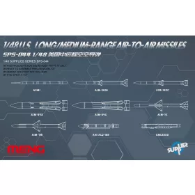 Meng Model - U.S. Long/Medium-range Air-to-air Missiles