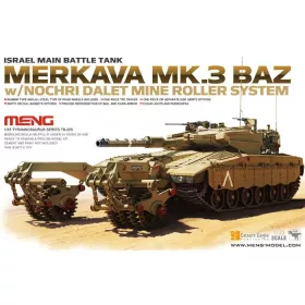   Meng Model - Israel Main Battle Tank Merkava Mk.3 Baz W/Norchi Dalet Mine Roller